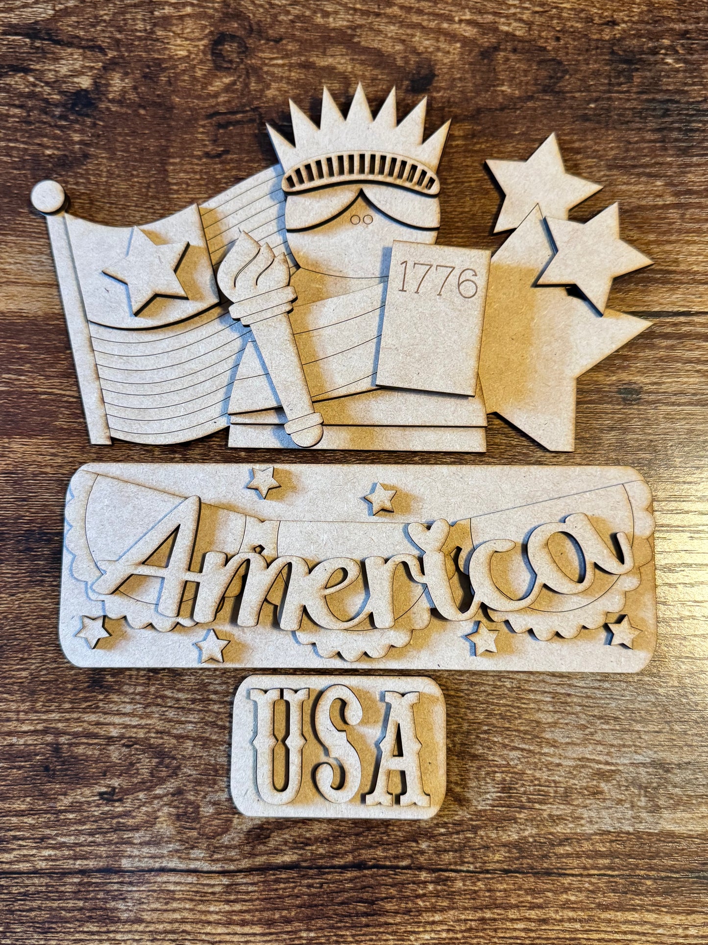 America Lady Liberty Truck Insert