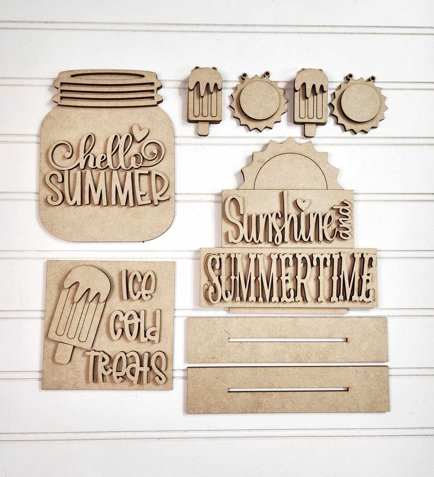 Summertime Tiered Tray Set