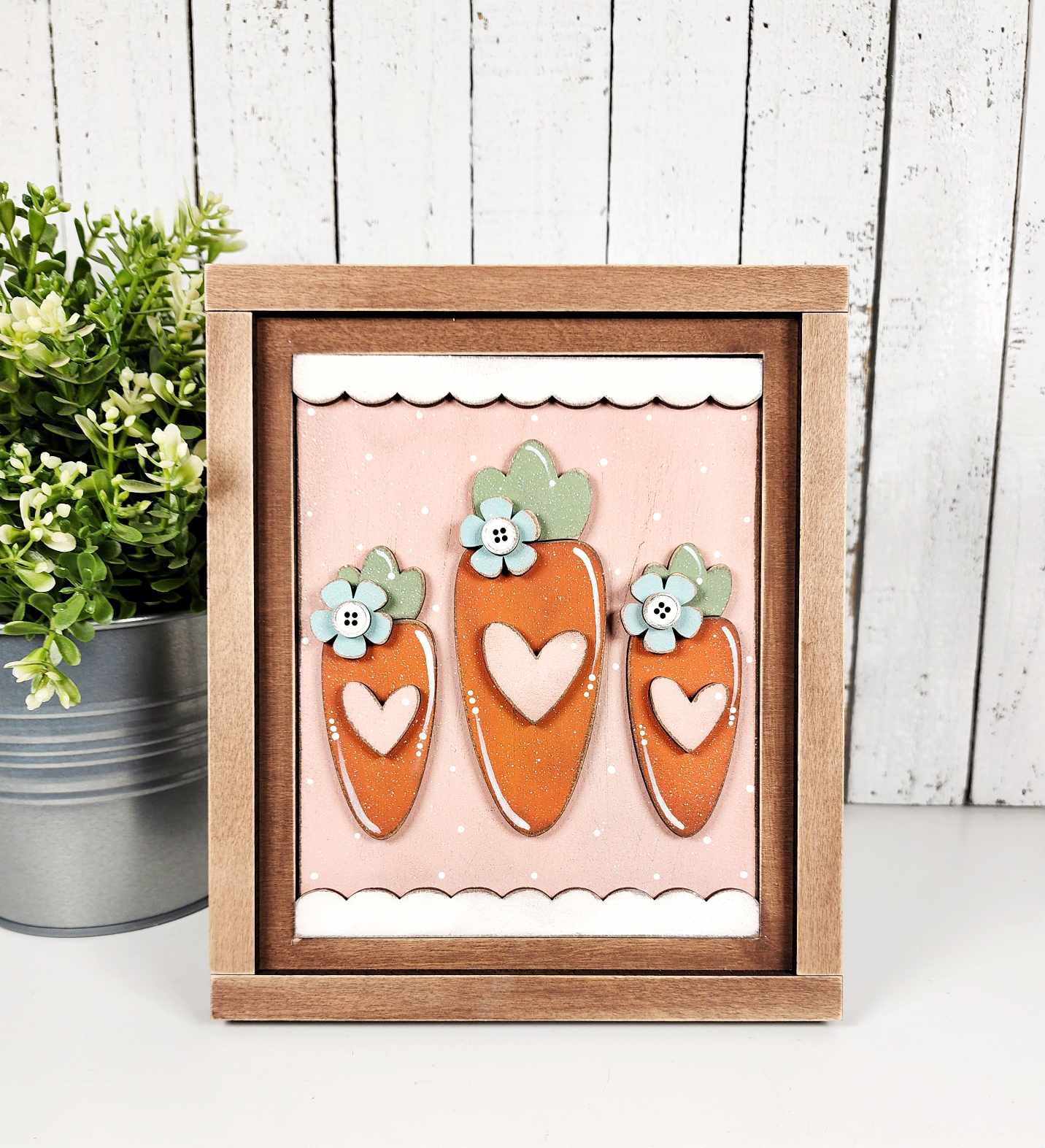 Prim Easter Farmhouse Frame Inserts