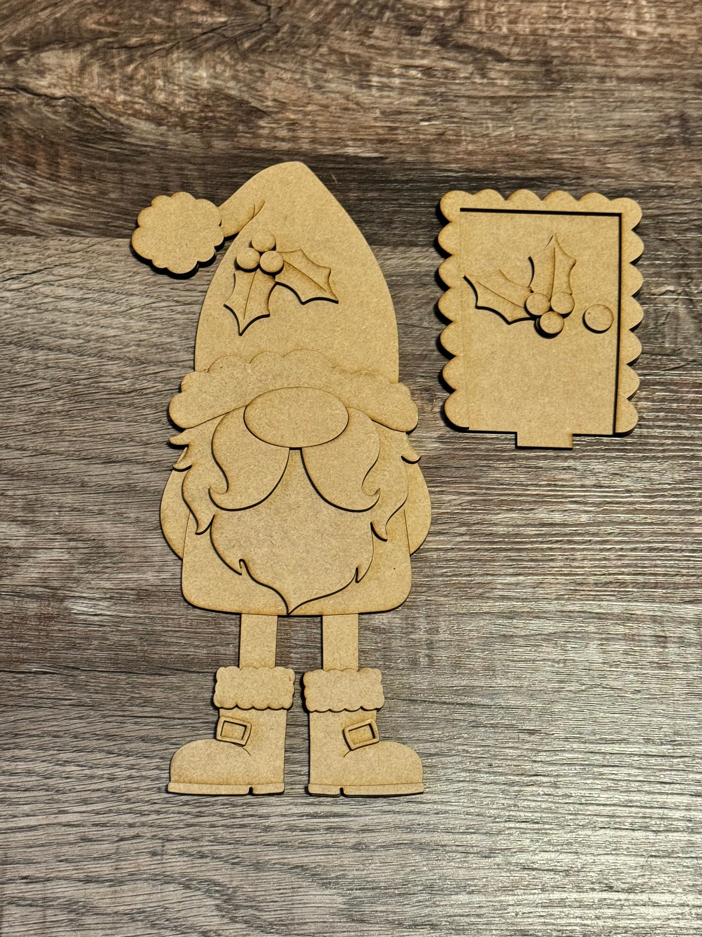 Christmas Gnome Bird House Insert