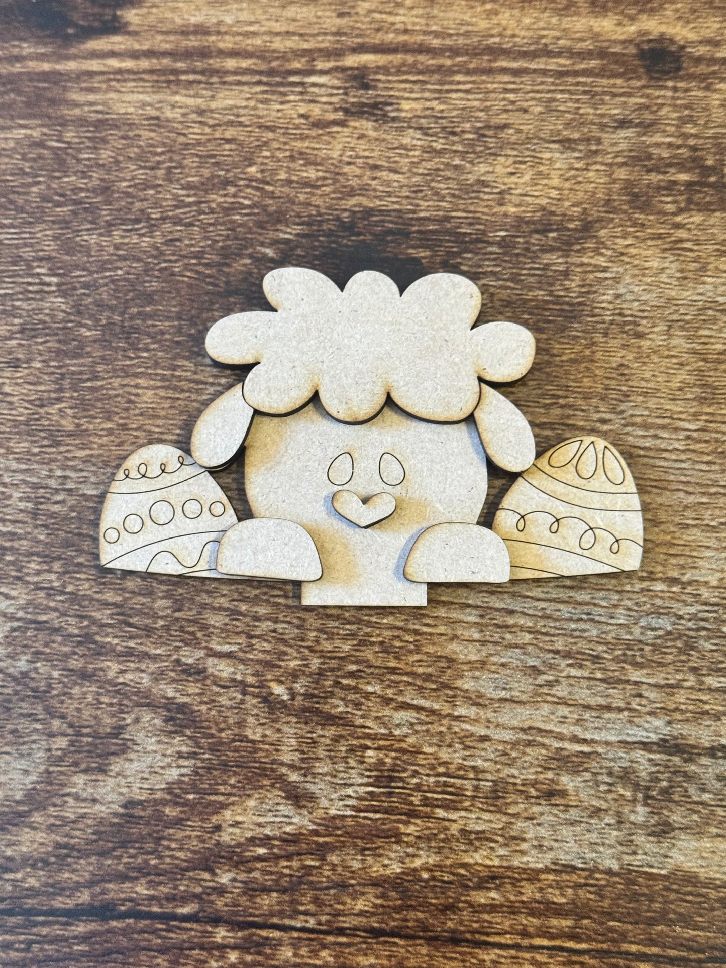 Easter Lamb Basket Insert