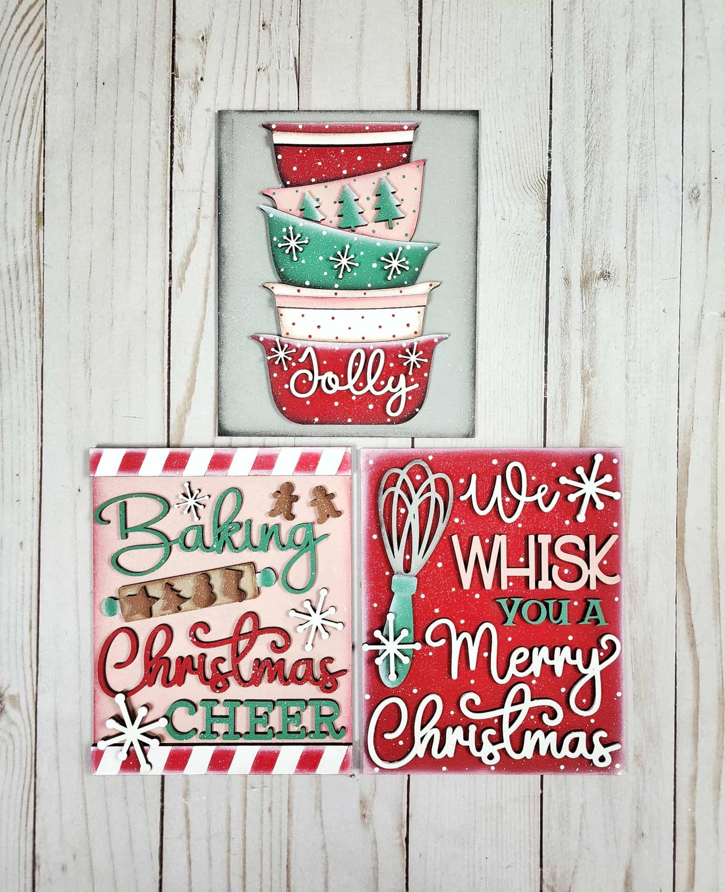 Christmas Baking Farmhouse Frame Inserts