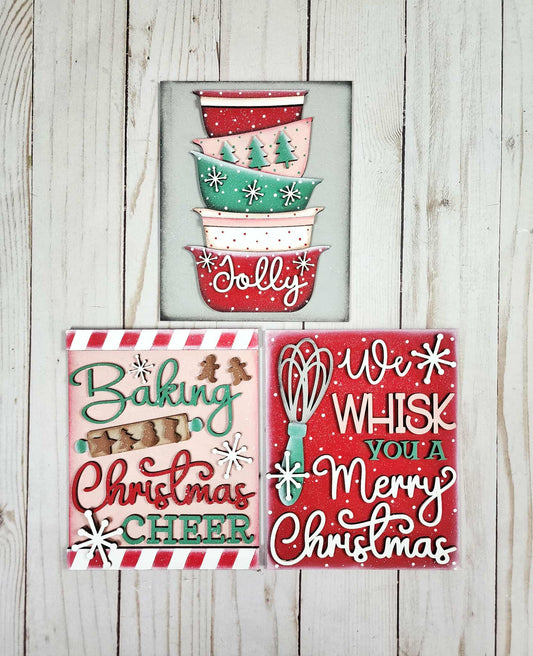 Christmas Baking Farmhouse Frame Inserts