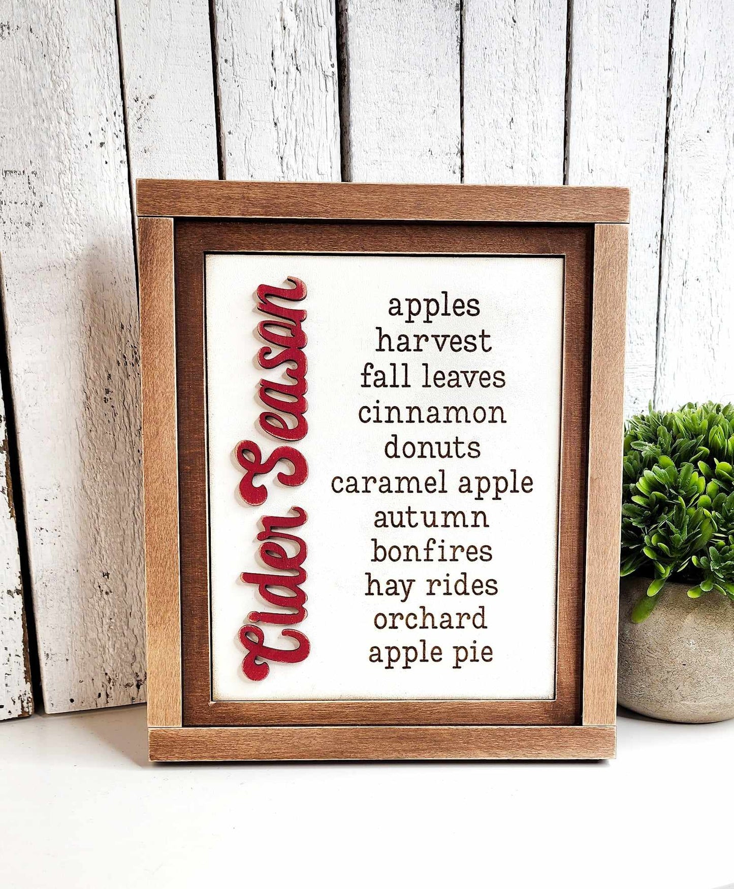 Apple Cider Farmhouse Frame Inserts
