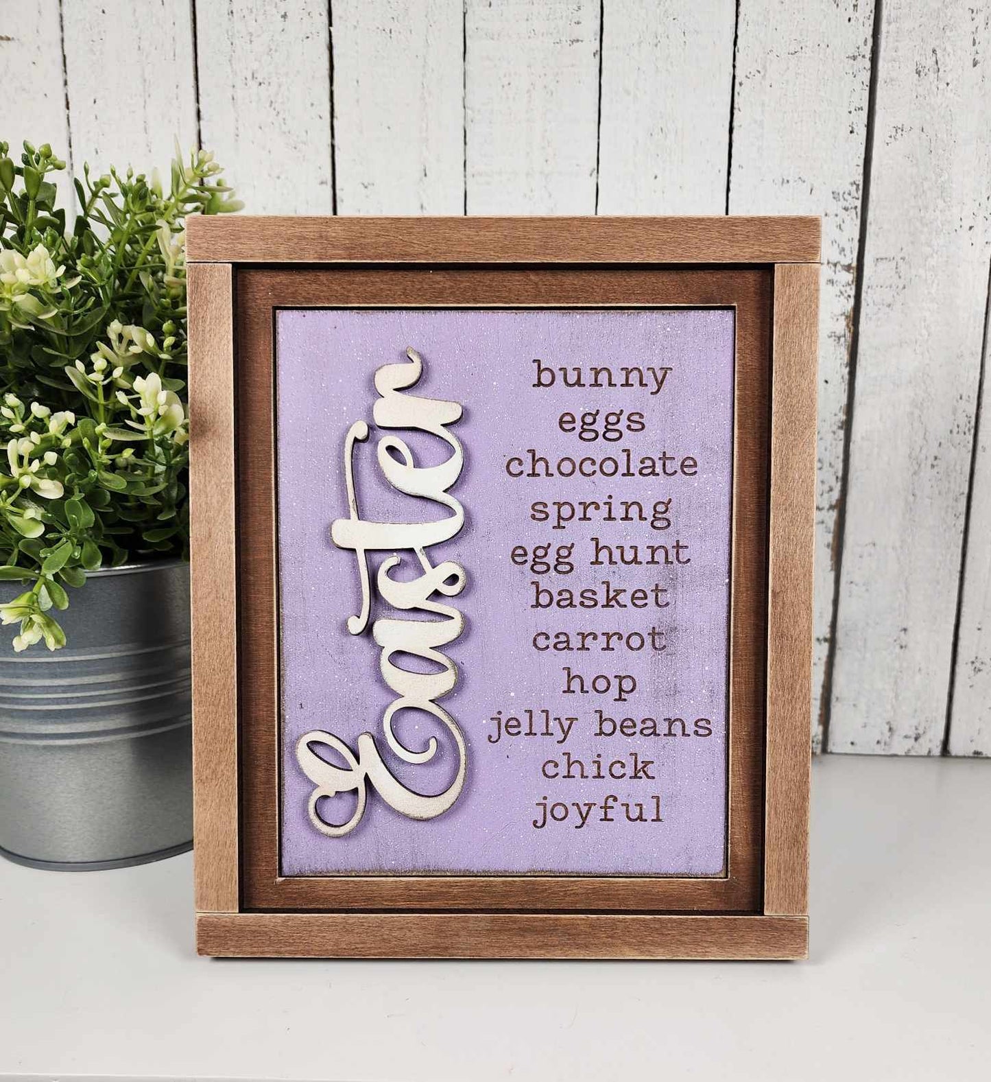 Prim Easter Farmhouse Frame Inserts