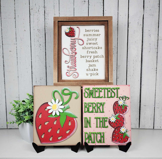 Berry Sweet Farmhouse Frame Inserts
