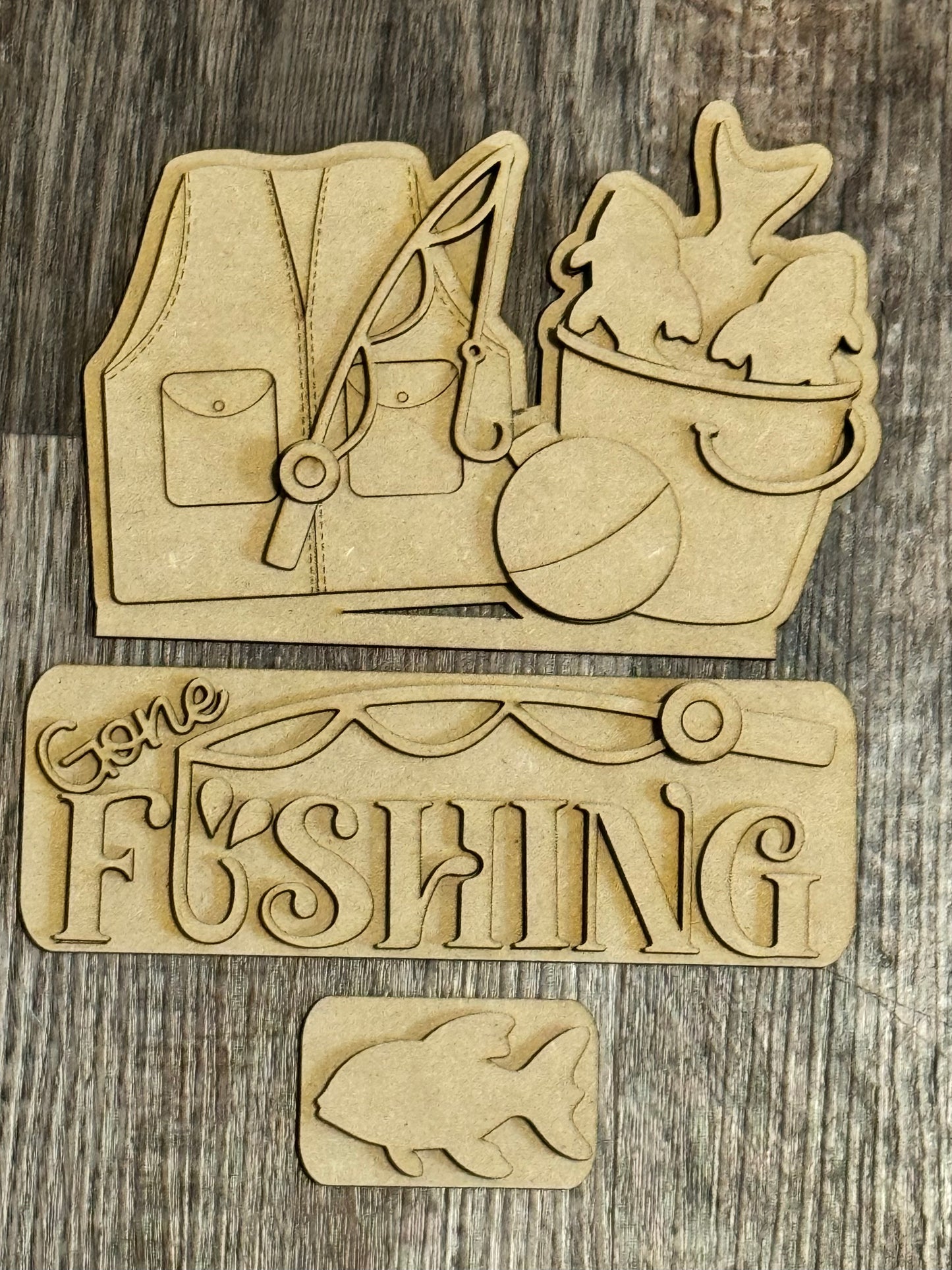 Gone Fishing Truck Insert