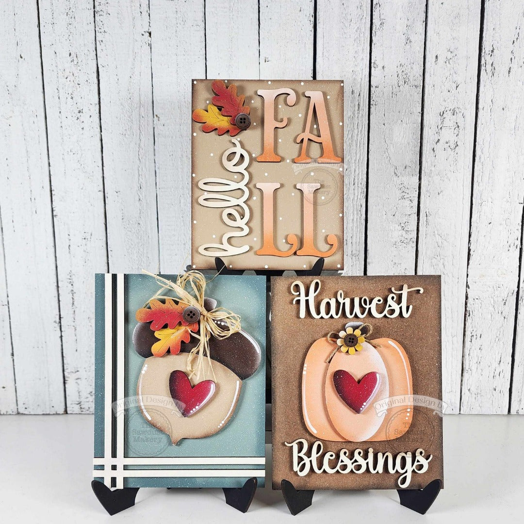 Fall Harvest Blessings Farmhouse Frame Inserts