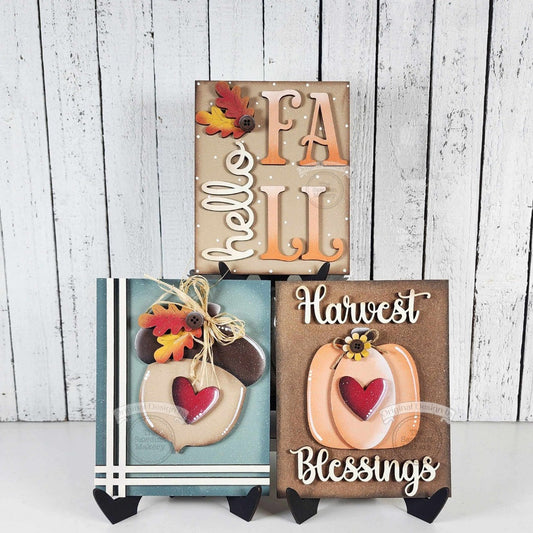 Fall Harvest Blessings Farmhouse Frame Inserts