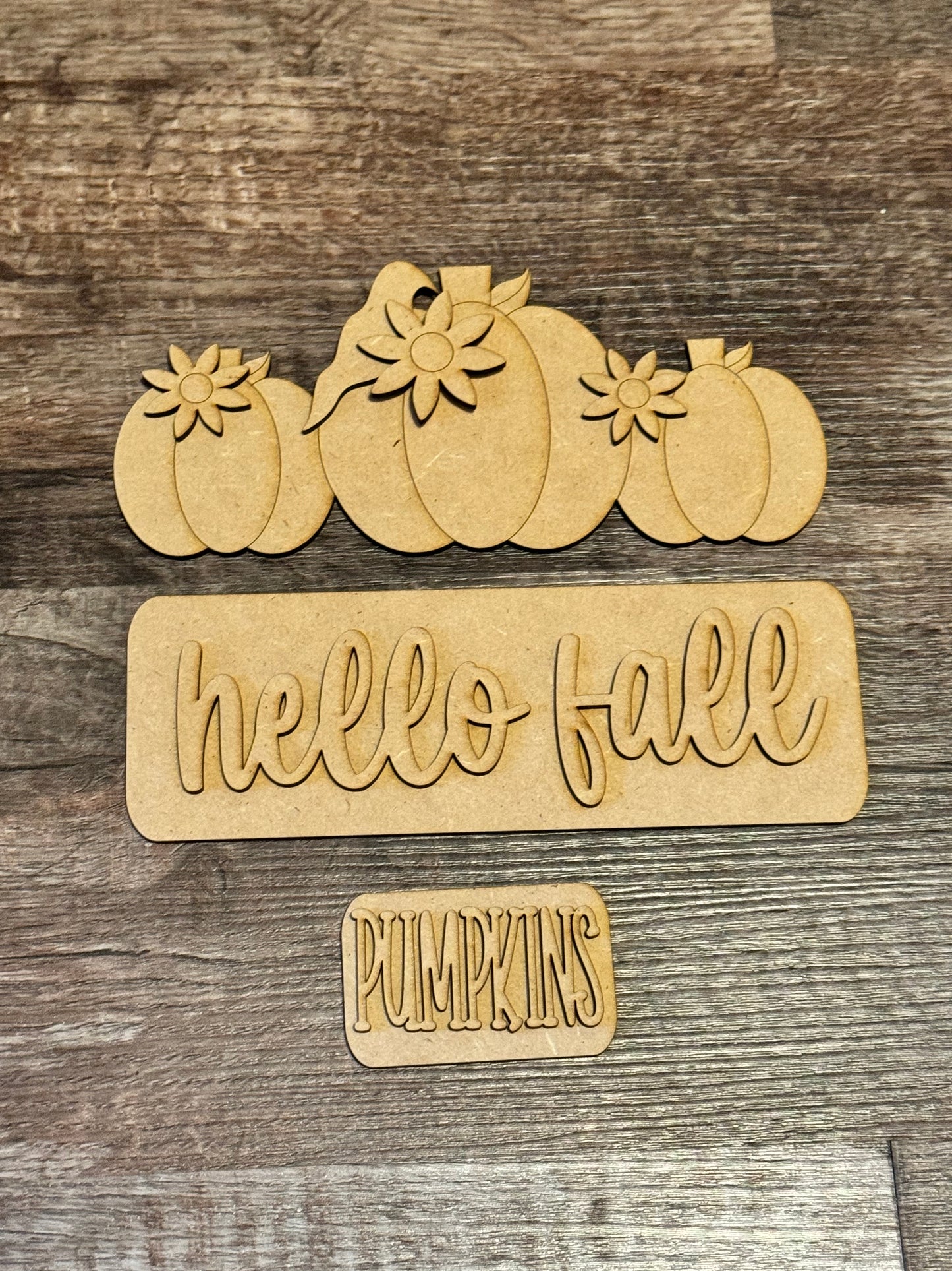 Hello Fall Pumpkins Truck Insert