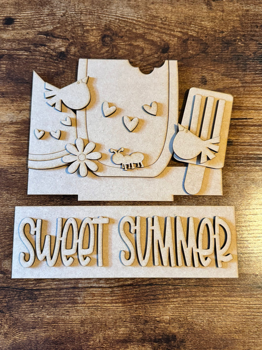 Sweet Summer Window Box Insert
