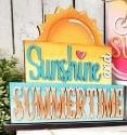 Sunshine and Summertime Word Block