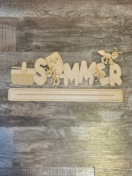 Summer Ant Word Block