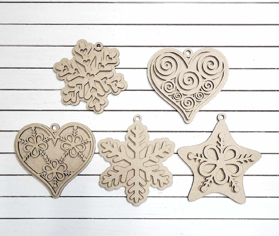 Gingerbread Christmas Cookie Set of 5