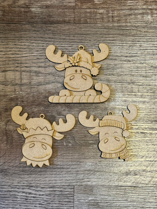 Moose Ornaments