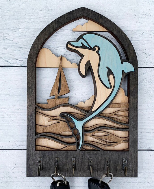 Dolphin Arch Key Hanger