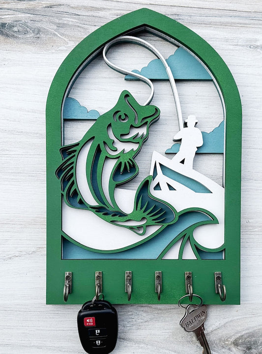 Fishing Arch Key Hanger
