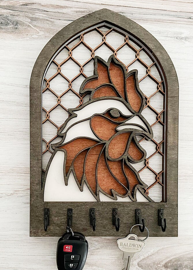 Chicken Arch Key Hanger – Simply Blessed With Rhi DIY Wood Cutouts