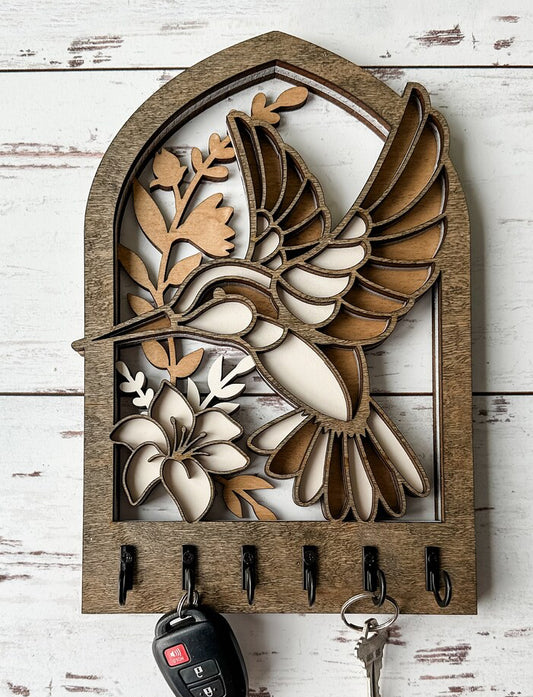 Hummingbird Arch Key Hanger