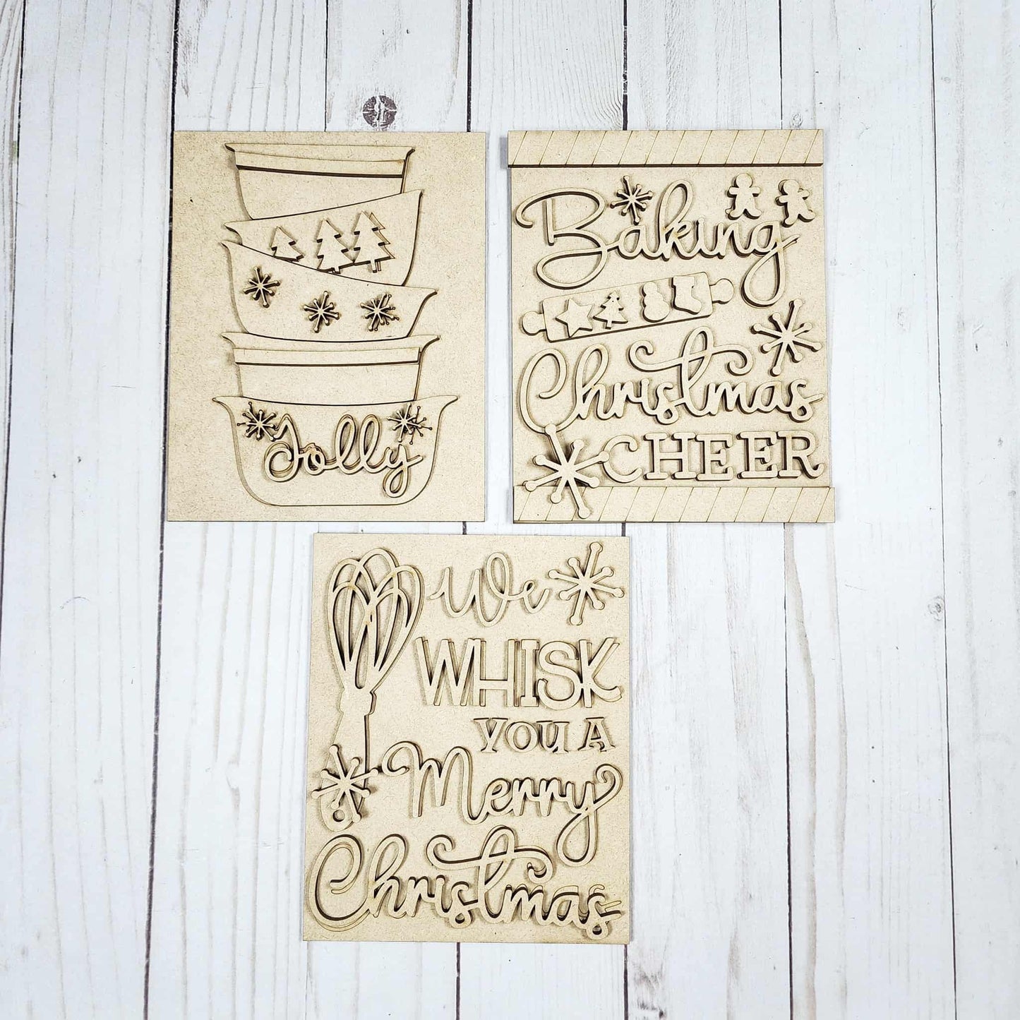Christmas Baking Farmhouse Frame Inserts