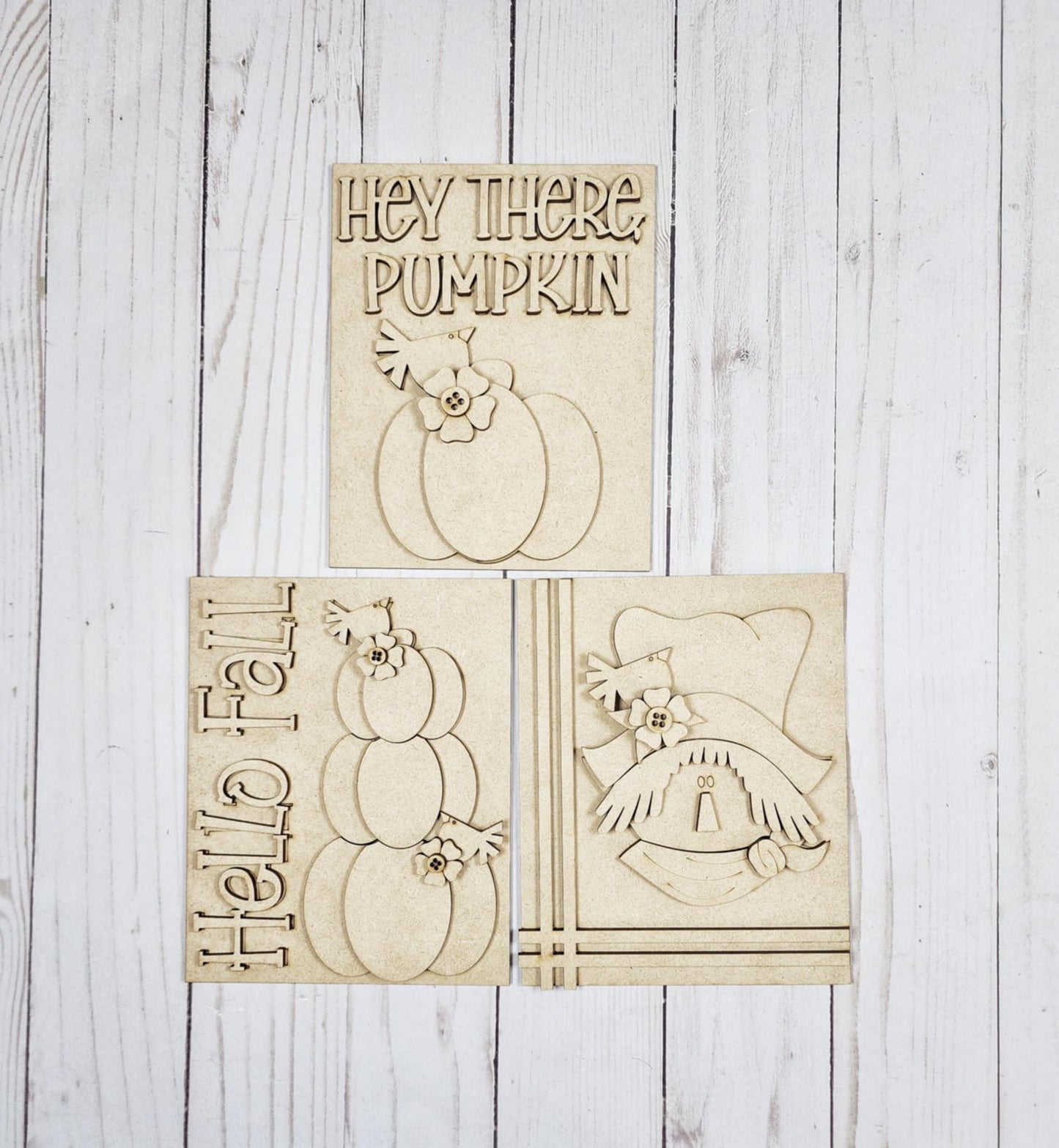 Autumn Scarecrow Farmhouse Frame Inserts