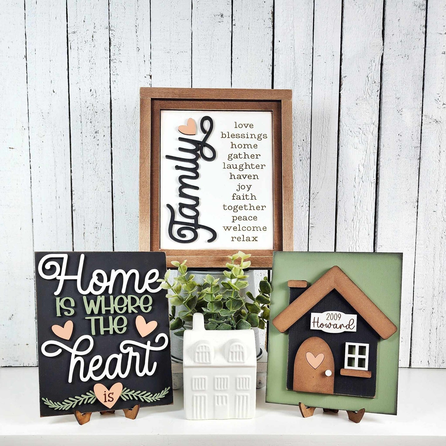 Family Home Farmhouse Frame Inserts